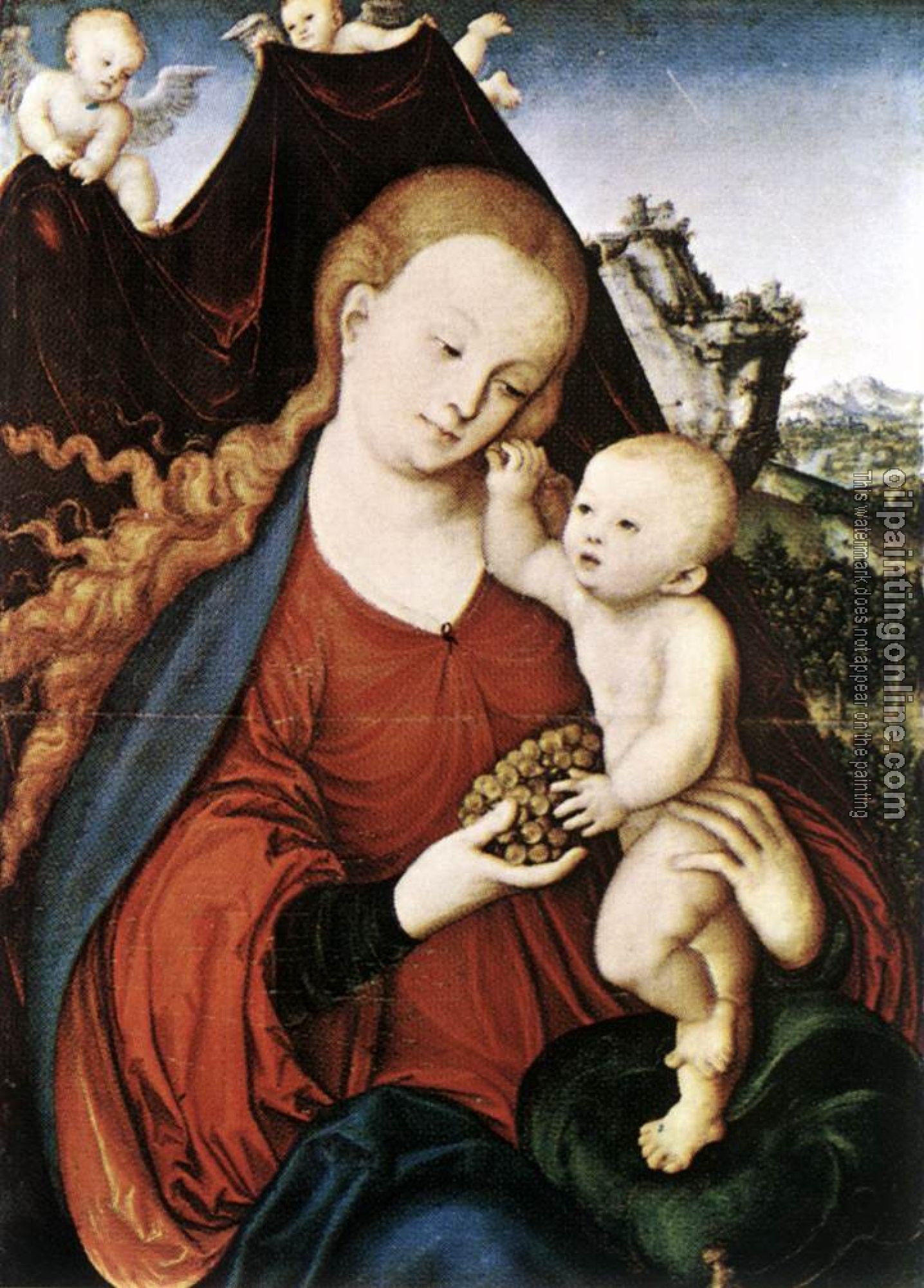 Lucas il Vecchio Cranach - Madonna and Child